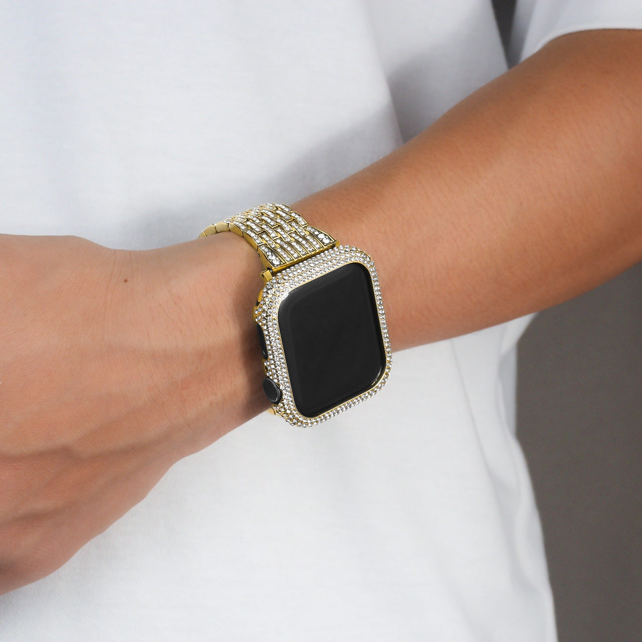 Premium Stone case&amp;band [GOLD SET]